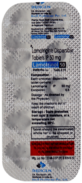 Lamotrinol 50 Tablet 10
